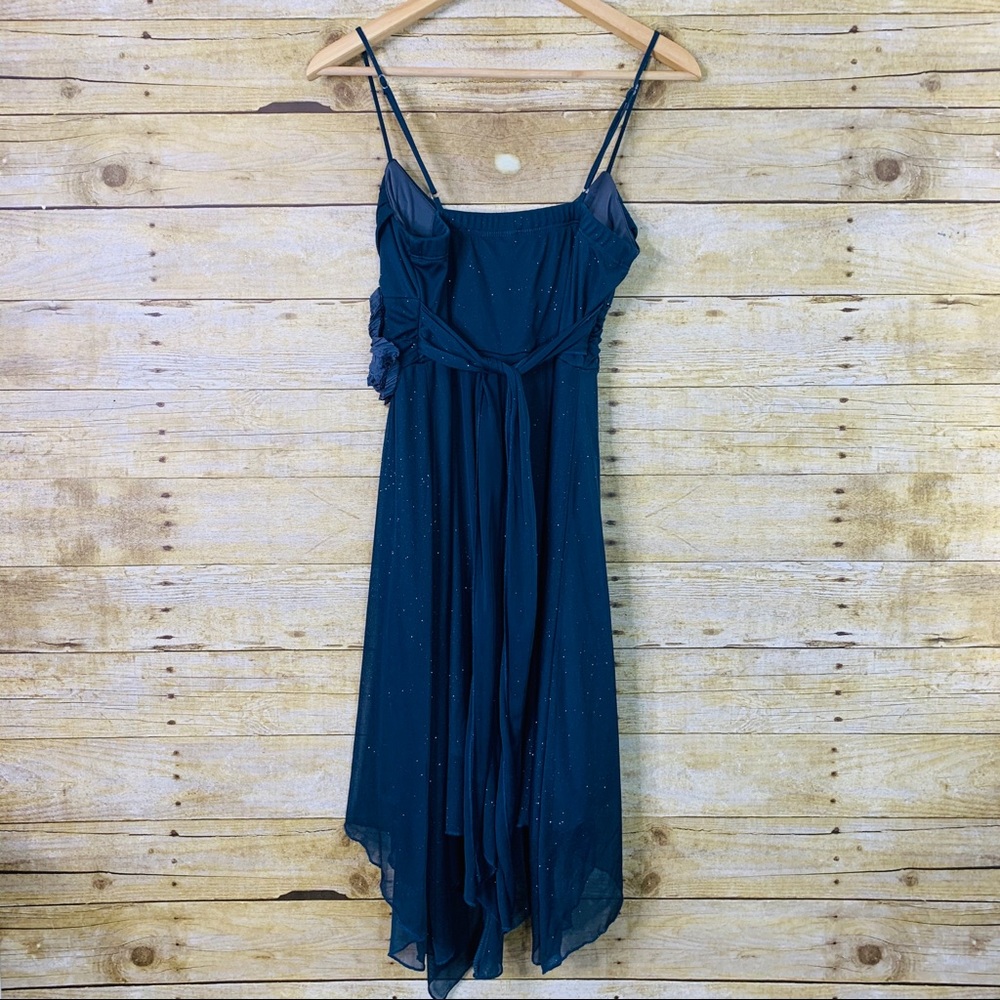 Speechless Dress Semi Formal Dark Grey Shimmer - Picture 2 of 6